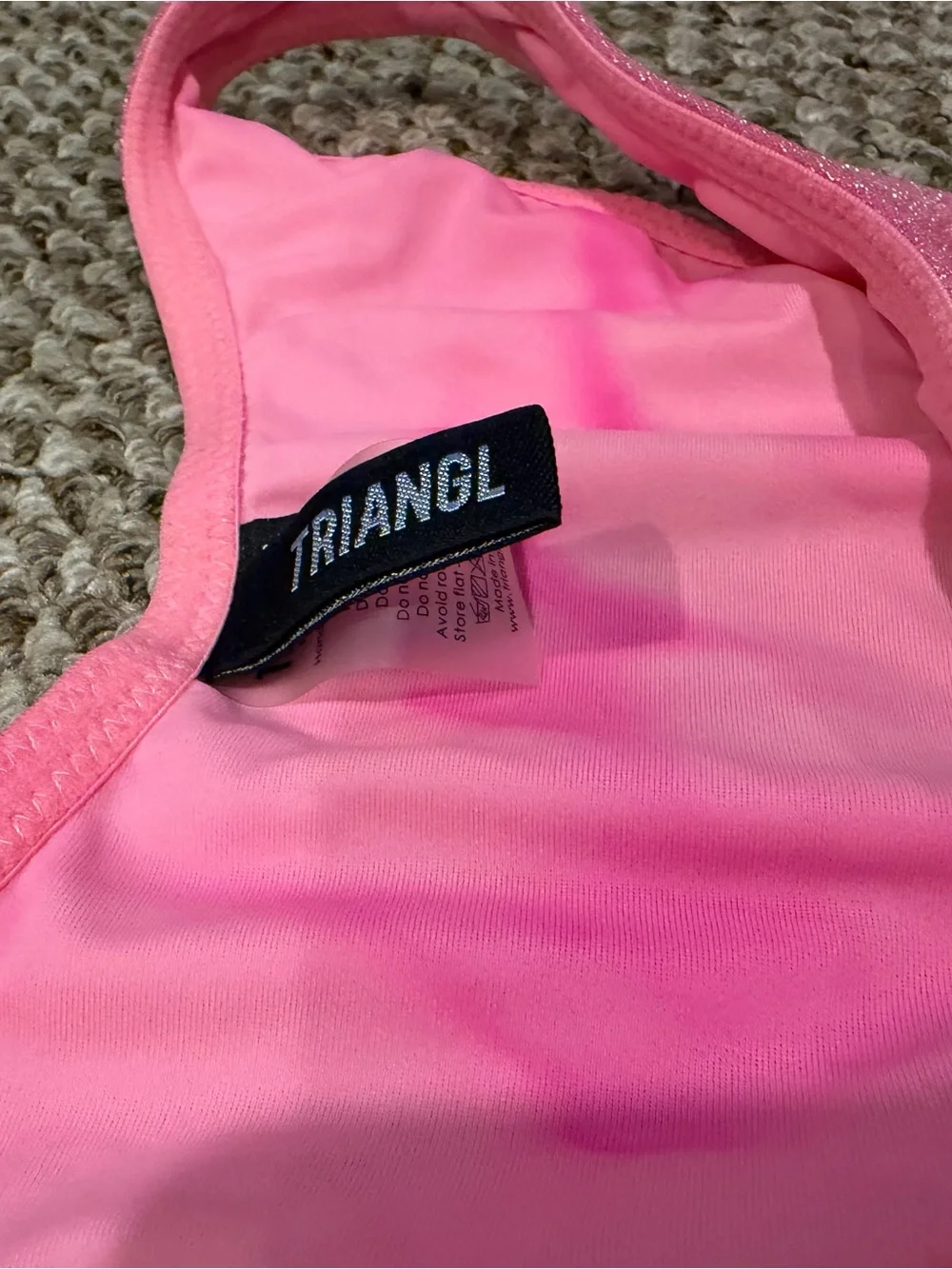 Triangl Sparkle Pink Bikini Set!